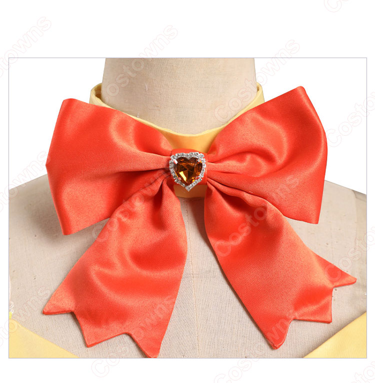 東京ミュウミュウ 黄歩鈴 ミュウプリン バトルコスチューム コスプレ衣装-5