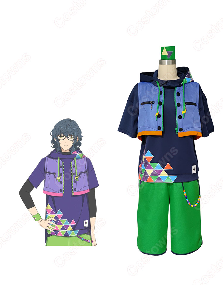 あんスタ 青葉つむぎ サンシャワーフエス夕衣装 コスプレ衣装 あんスタ 青葉つむぎ サンシャワーフエス夕衣装 コスプレ衣装
