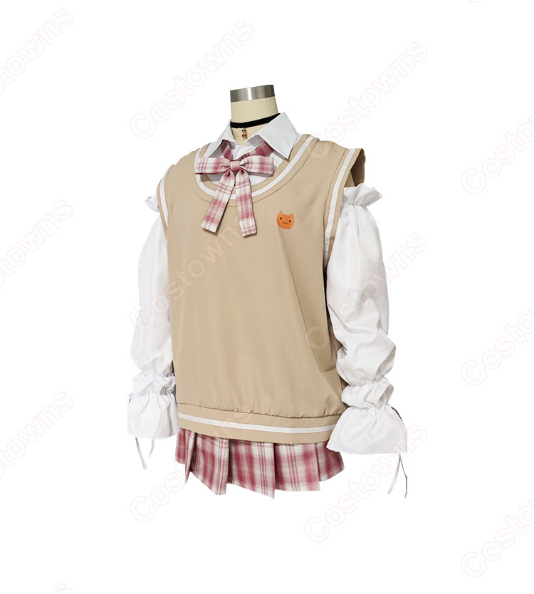 送料無料!! VTuber Hiiro 制服 コスプレ衣装 仮装 変装-3