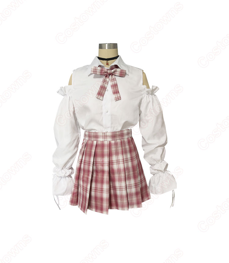送料無料!! VTuber Hiiro 制服 コスプレ衣装 仮装 変装-5