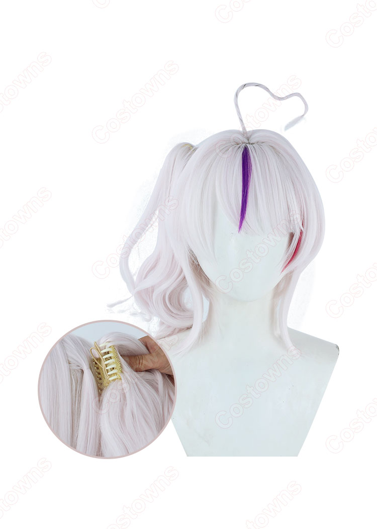 VTuber マリア マリオネット (Maria Marionette) コスプレウィッグ にじさんじ ILUNA 1年生 耐熱かつら cosplay wig 通販-5