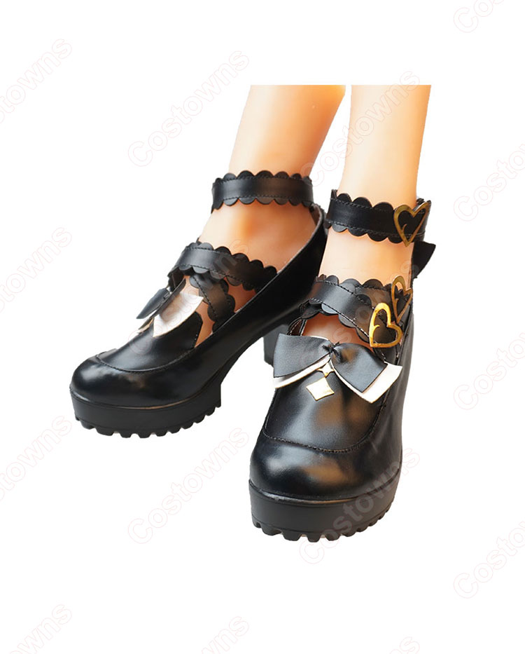 VTuber マリア マリオネット (Maria Marionette) コスプレ靴 にじさんじ ILUNA 1年生 コスプレ靴/シューズ /ハイヒール オーダメイド可-2