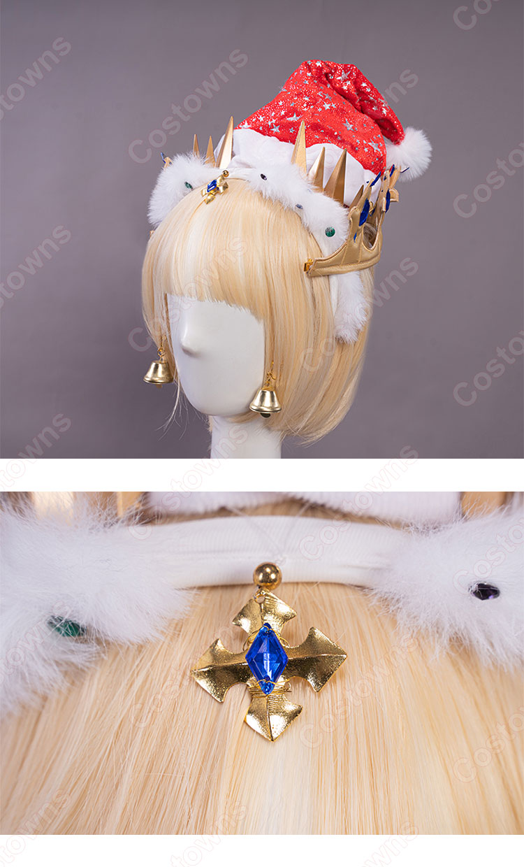 FGO サンタ獅子王 バニーガール コスプレ衣装 Fate/Grand Order アルトリア・ペンドラゴン アーサー王 クリスマス cosplay 仮装 変装-20
