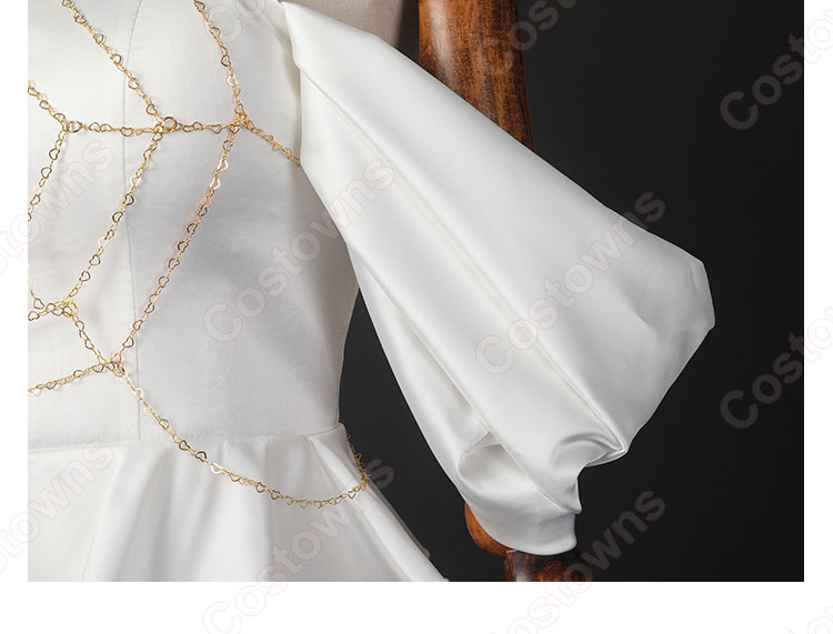 アルベド ドレス コスプレ衣装 TVアニメ オーバーロード 慈悲深き純白の悪魔 cosplay 仮装 変装 - Costowns