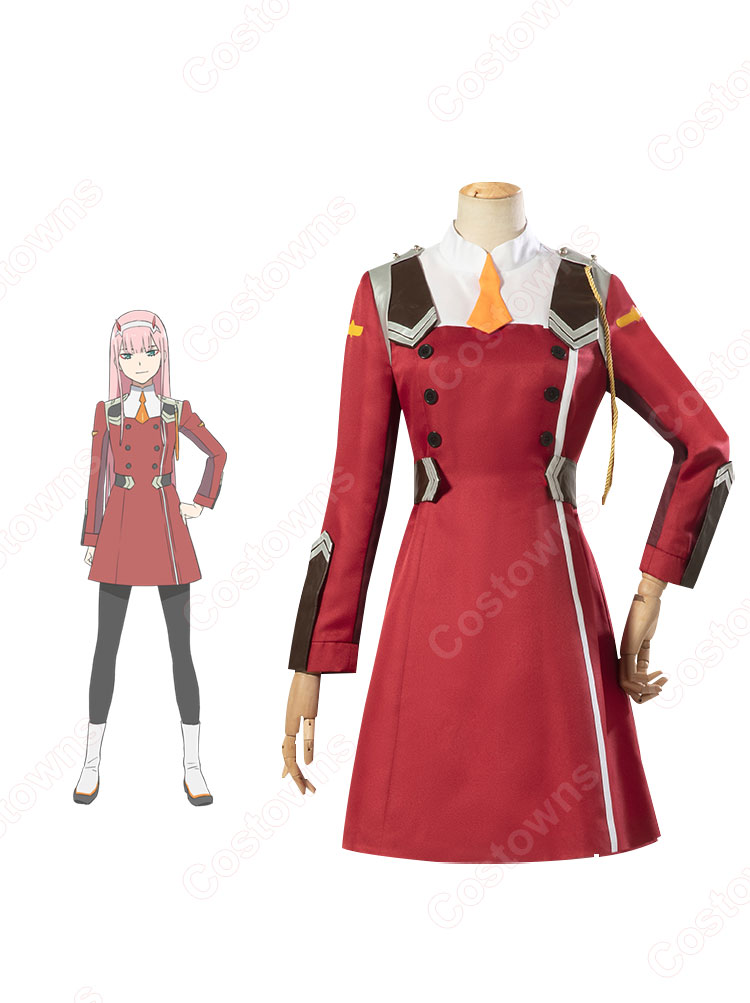 ダリフラ ゼロツー 制服 コスプレ衣装 ダーリン・イン・ザ・フランキス ヒロイン Code：002 戦闘服 cosplay 仮装 変装 -  Costowns