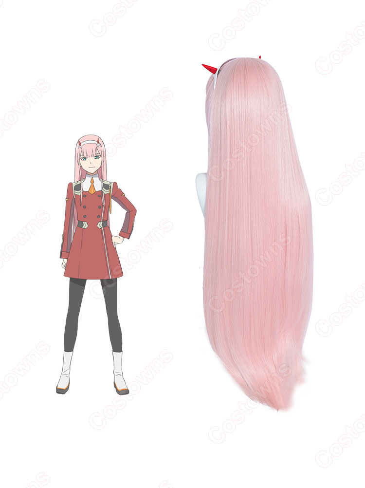 ダリフラ ゼロツー コスプレウィッグ ダーリン・イン・ザ・フランキス ヒロイン Code:002 耐熱かつら cosplay wig 通販-2
