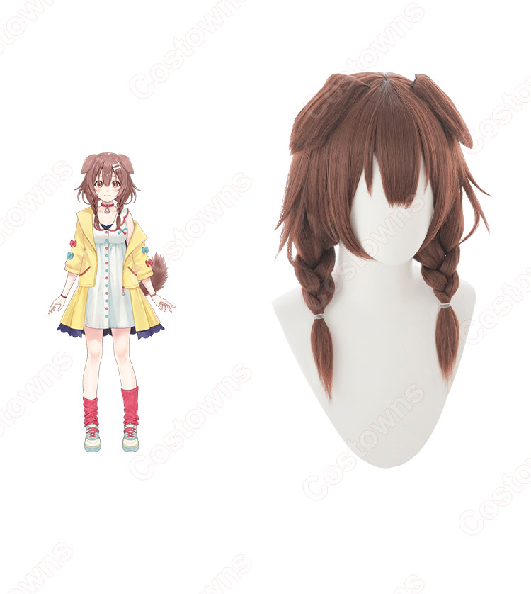 Vtuber 戌神ころね コスプレウィッグ hololive(ホロライブ) 耐熱かつら cosplay wig 通販-3