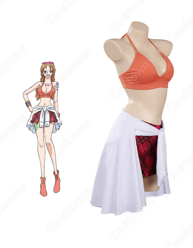 ワンピース映画2022 ナミ コスプレ衣装 『ONE PIECE FILM RED（ワンピース フィルム レッド）』 麦わらの一味航海士  cosplay 仮装 変装 - Costowns