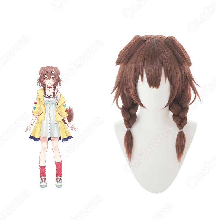 Vtuber 戌神ころね コスプレウィッグ hololive(ホロライブ) 耐熱かつら cosplay wig 通販-1