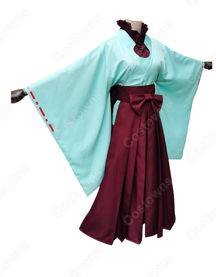 地縛少年花子くん 赤根葵 巫女服 コスプレ衣装-3