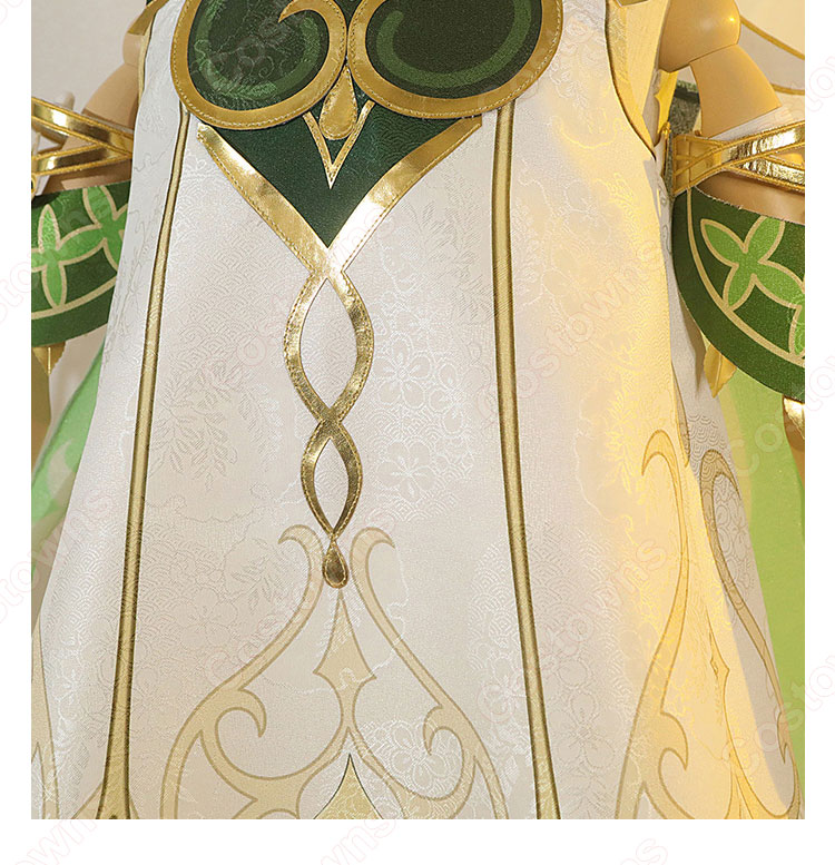 原神 謎の少女 ナヒーダ(Nahida ) 子供用 コスプレ衣装-7