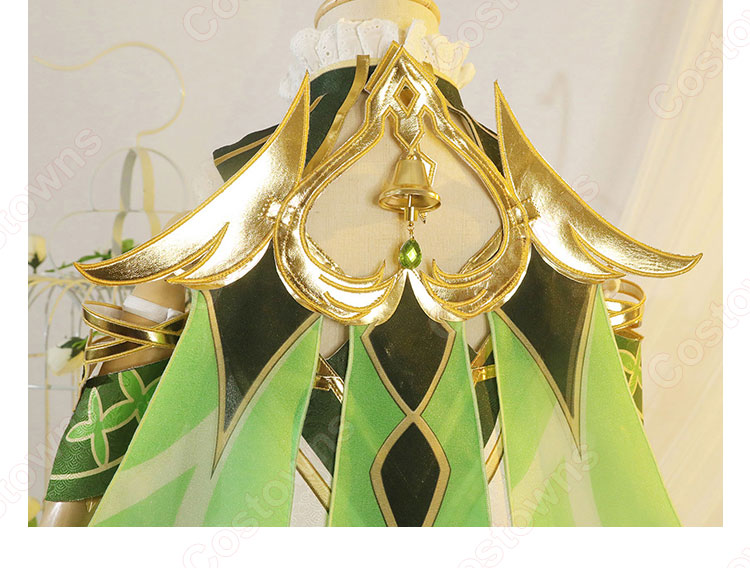 原神 謎の少女 ナヒーダ(Nahida ) 子供用 コスプレ衣装-9