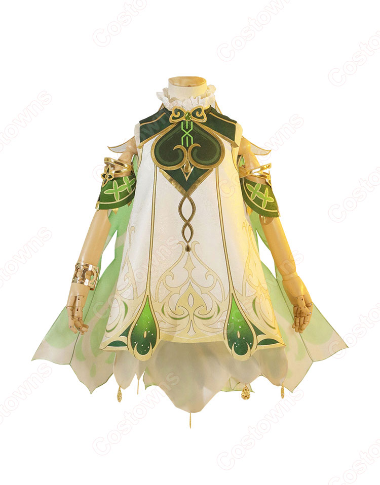 原神 謎の少女 ナヒーダ(Nahida ) 子供用 コスプレ衣装-1