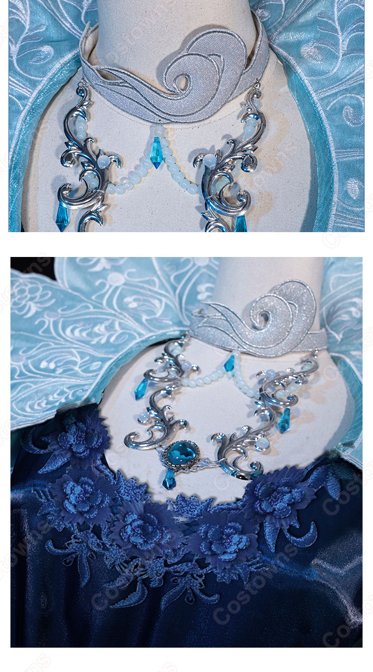 アイデンティティⅤ 血の女王(マリー) 夜の潮 コスプレ衣装 『IdentityV 第五人格』 ハンター cosplay 仮装 変装-5