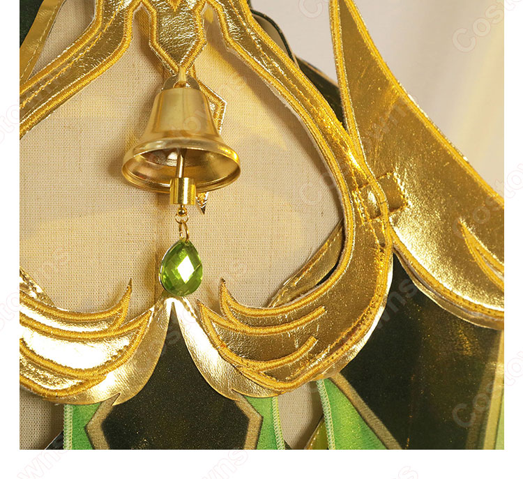 原神 謎の少女 ナヒーダ(Nahida ) 子供用 コスプレ衣装-11