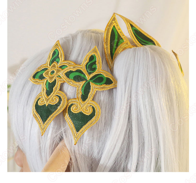 原神 謎の少女 ナヒーダ(Nahida ) 子供用 コスプレ衣装-15