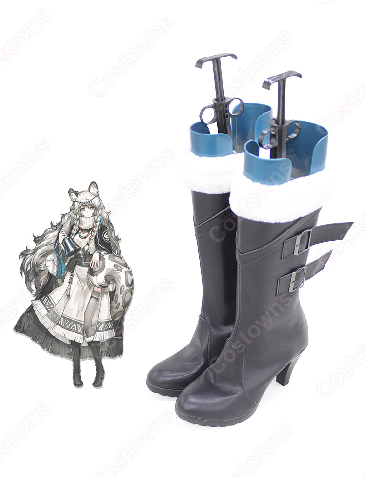 アークナイツ プラマニクス コスプレ靴 ゲーム イェラグ 巫女 コスプレ シューズ コスプレ用 道具-3