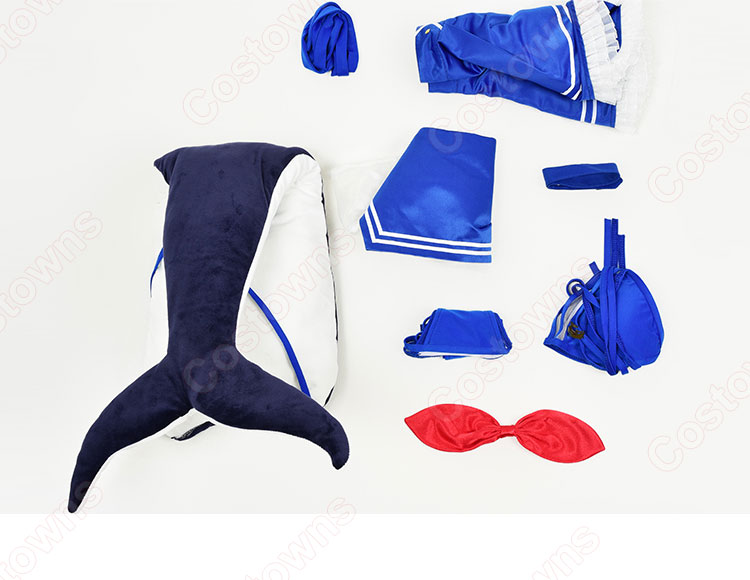 vtuber シャチ shylily コスプレ衣装 セーラー服 制服 仮装 変装-14