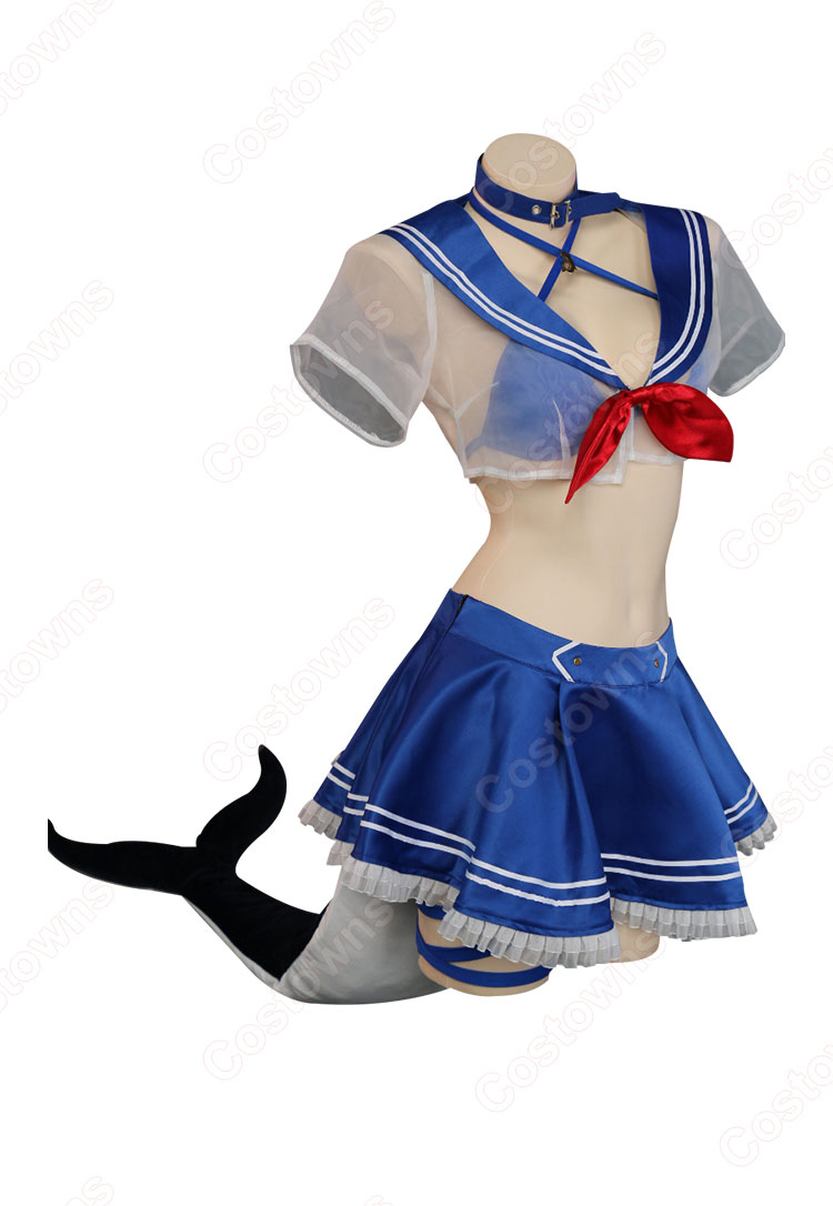 訳あり商品 仮装 制服 セーラー服 コスプレ衣装 shylily シャチ vtuber 変装 Costowns - コスプレ衣装