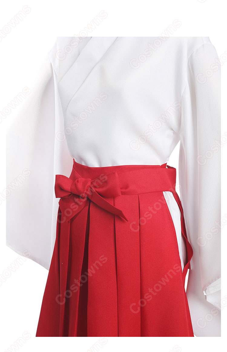 呪術 庵歌姫 巫女服 コスプレ衣装 呪術廻戦 京都校の教師 準1級呪術師 cosplay 仮装 変装-4