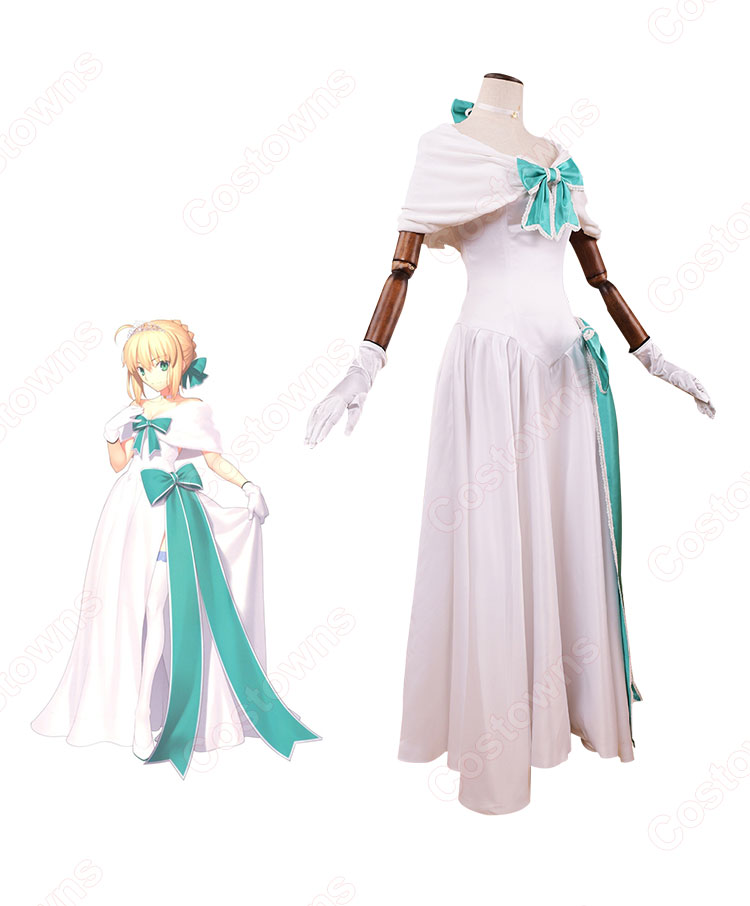 FGO アルトリア・ペンドラゴン 英霊正装 コスプレ衣装 『Fate/Grand Order』 セイバー 2周年イベント 星4概念礼装 cosplay 仮装 変装-2