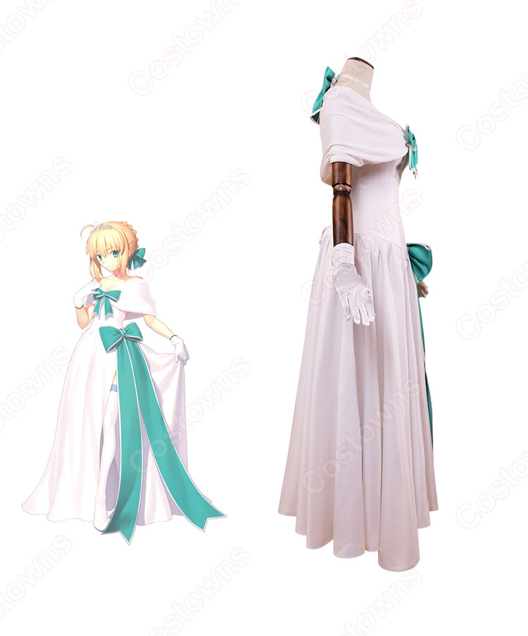 FGO アルトリア・ペンドラゴン 英霊正装 コスプレ衣装 『Fate/Grand Order』 セイバー 2周年イベント 星4概念礼装 cosplay 仮装 変装-3