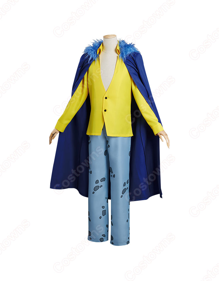ワンピース 鬼ヶ島 ロー コスプレ衣装 『ONE PIECE バウンティラッシュ』 鬼ヶ島討ち入り トラファルガー・ロー cosplay 仮装 変装  - Costowns