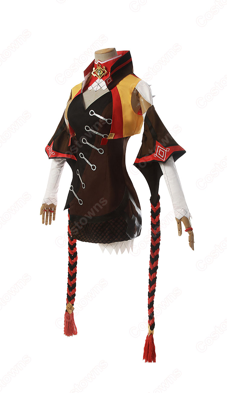 原神 辛炎(シンエン) コスプレ衣装-3