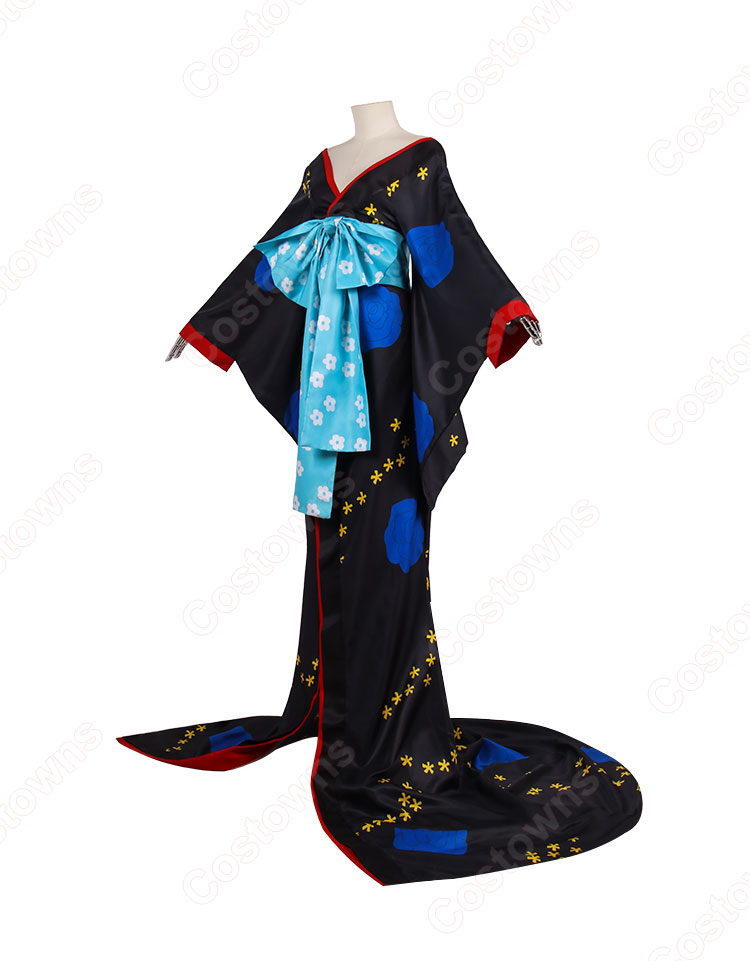 ワンピース ブラックマリア 着物 コスプレ衣装 『ONE PIECE』 百獣海賊団 cosplay 仮装 変装-2