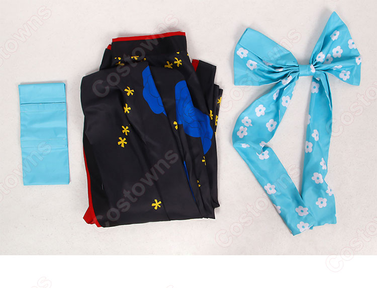 ワンピース ブラックマリア 着物 コスプレ衣装 『ONE PIECE』 百獣海賊団 cosplay 仮装 変装-8