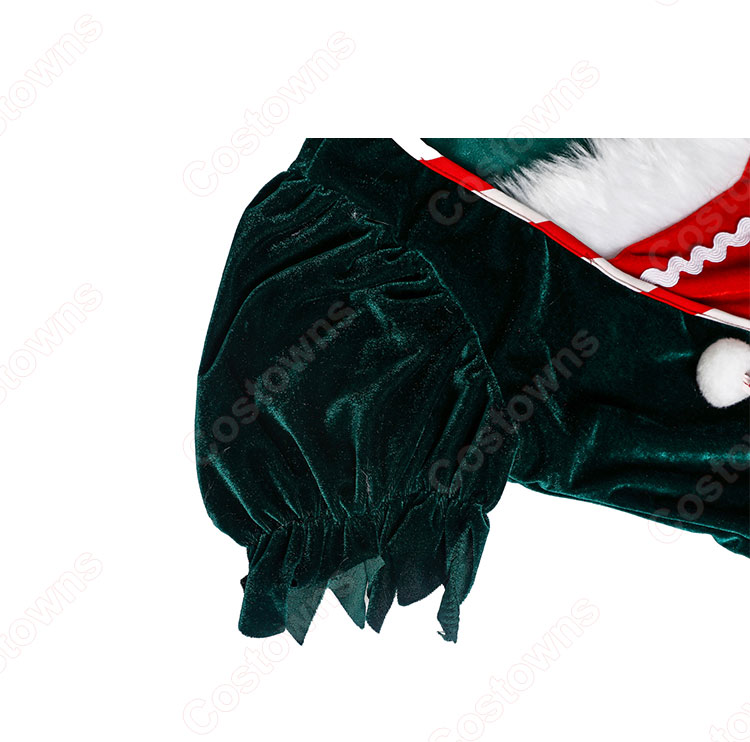 クリスマスドレス サンタ ワンピース セクシー サンタ衣装 ハロウィン コスプレ衣装 可愛い レディース 仮装 パーティー 忘年会 クリスマス豪華 変装 衣装 セット-5