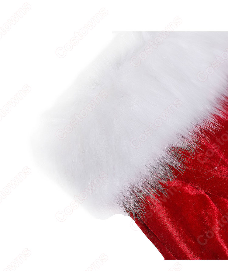 クリスマス コスプレ 衣装 チャイナ風 コスチューム ハロウィン 仮装 ミニワンピース セクシー サンタ衣装 ふわふわ 柔らかい 変装 レディース ワンピース-5