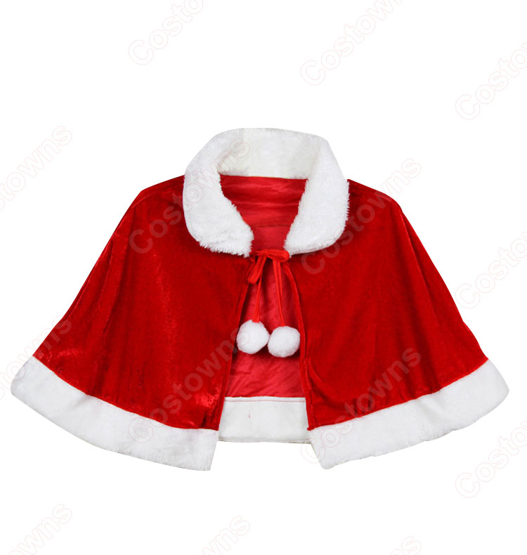 クリスマス マント サンタ 赤 マント ハロウィン 仮装 柔らかい コスプレ衣装 大人子供 通用 イベント仮装 日常着 - Costowns