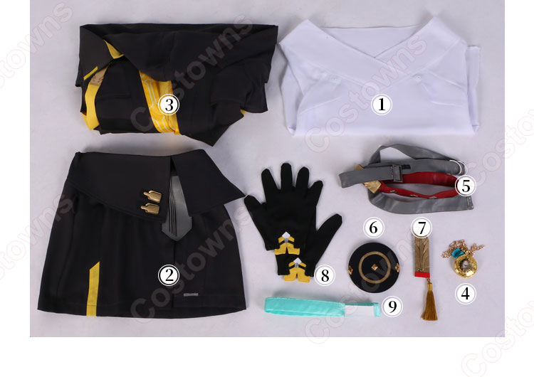 崩壊スターレイル 開拓者 コスプレ衣装 主人公 cosplay 仮装 変装-12