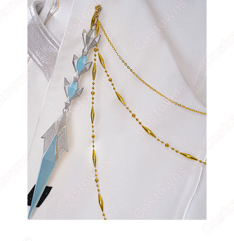 ファデュイ 11人のファトゥス マント コスプレ衣装 原神 冬夜の戯劇 タルタリヤ コロンビーナ パンタローネ アルレッキーノ サンドローネ ピエロ プルチネラ イル・カピターノ イル・ドットーレ cosplay 仮装 変装-5