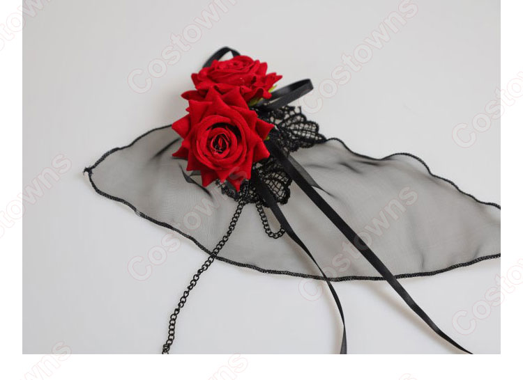 VTuber 森カリオペ ドレス コスプレ衣装 「hololive(ホロライブ)」 -Myth-(神話組/HoloMyth) 死神 新衣装 cosplay 仮装 変装-5