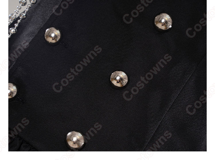 黒執事 シエル 黒バラ 礼服 コスプレ衣装 シエル・ファントムハイヴ 黒薔薇 cosplay 仮装 変装-8