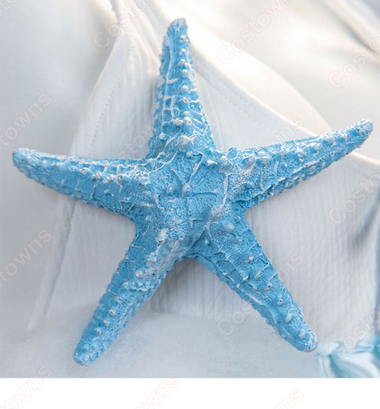 パニグレ ルシア・深淵ノ紅 常夏人魚姫 水着 コスプレ衣装 『パニシング:グレイレイヴン』 昇格者 ルナ一派 α(アルファ) cosplay 仮装 変装-6