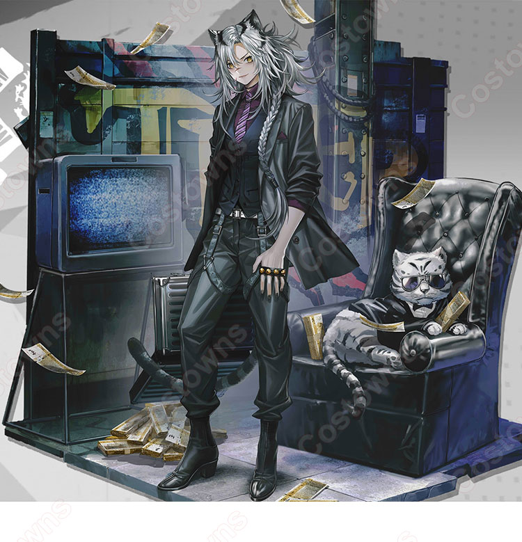 アークナイツ インドラ 悍将 コスプレ衣装 グラスゴーギャング 専用コーデ cosplay 仮装 変装-1