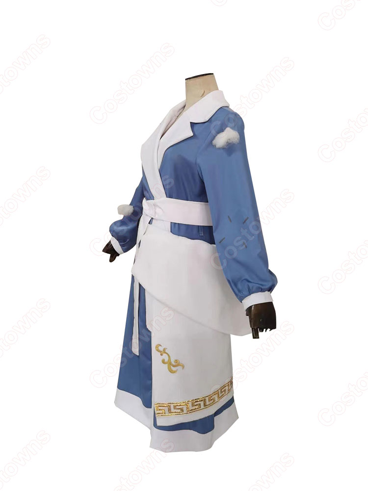 心理学者(エダ・メスマー) バスローブのカップル コスプレ衣装 『IdentityV 第五人格』 サバイバー cosplay 仮装 変装-3