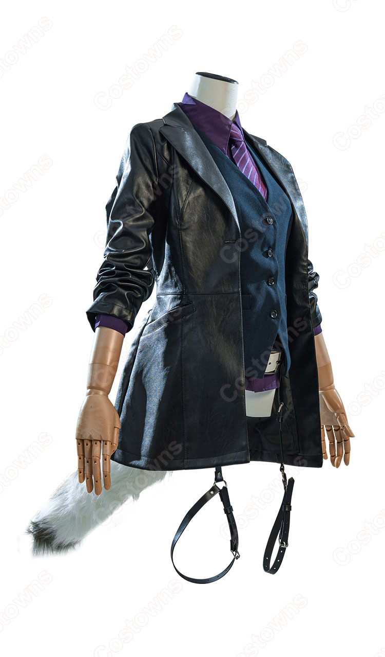 アークナイツ インドラ 悍将 コスプレ衣装 グラスゴーギャング 専用コーデ cosplay 仮装 変装-3