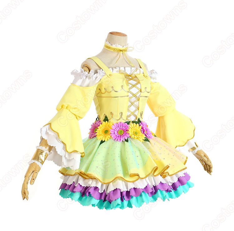 スクフェス 西木野真姫 イースター編 コスプレ衣装 『ラブライブ！ スクールアイドルフェスティバル』 イースター編 仲良くエッグハント 覚醒後 cosplay 仮装 変装-3