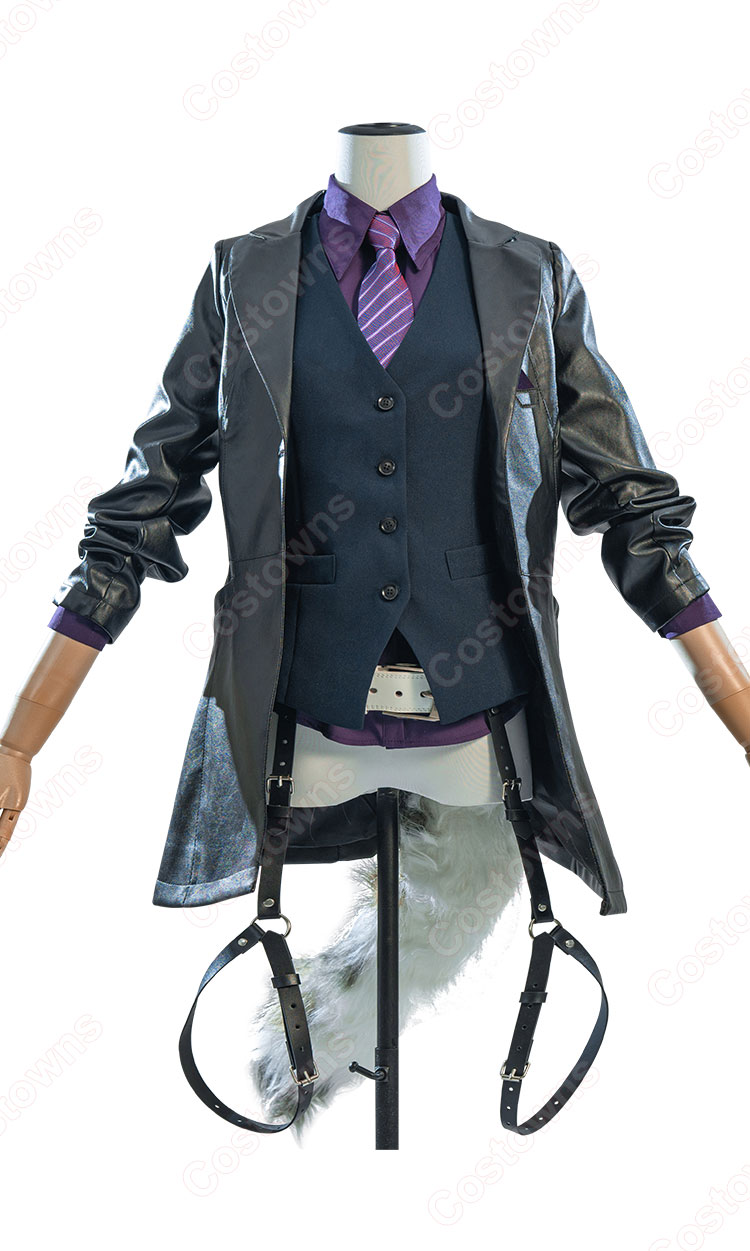 アークナイツ インドラ 悍将 コスプレ衣装 グラスゴーギャング 専用コーデ cosplay 仮装 変装-2