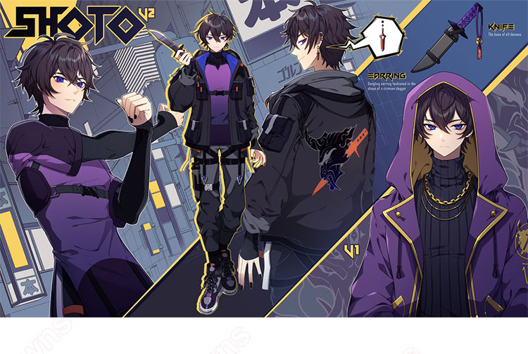 VTuber Shoto(Shxtou) コスプレ衣装 新衣装 バーチャルアイドル衣装-1