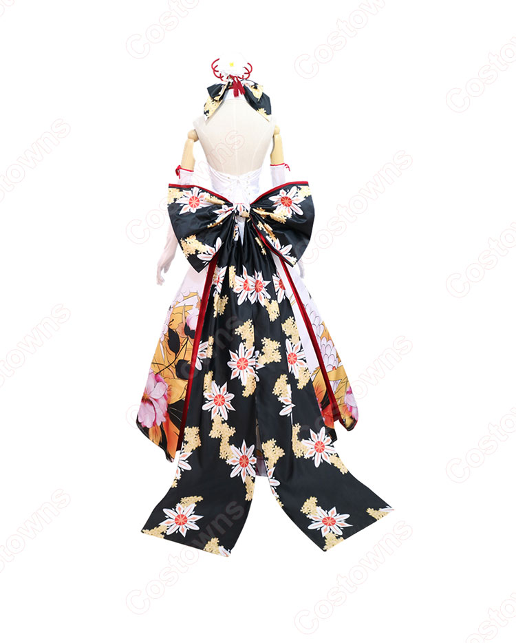 FGO アルトリア・ペンドラゴン セイバー 着物ドレス コスプレ衣装 『Fate/Grand Order』 アーサー王 花嫁 cosplay 仮装 変装-4