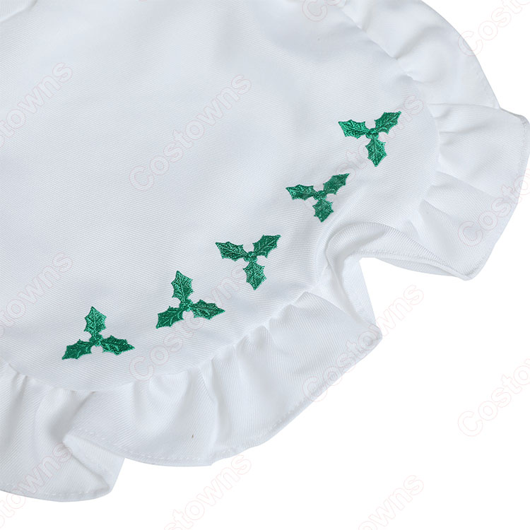 サンタガール メイド風 コスプレ 赤 サンタ コスチューム 長袖 襟付き ワンピース 可愛い v襟 クリスマス 衣装 着痩せ サンタ 仮装 サンタ ワンピース オシャレ サンタコス 衣装 クリスマス グッズ-8