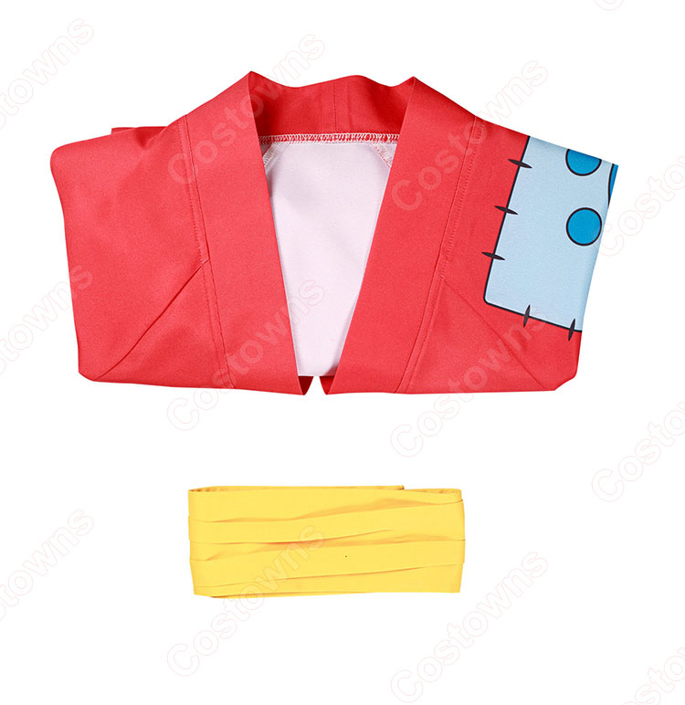 ワンピース ワノ国編 ルフィ太郎 和装 モンキー・D・ルフィ コスプレ衣装 『ONE PIECE』 cosplay 仮装 変装-9