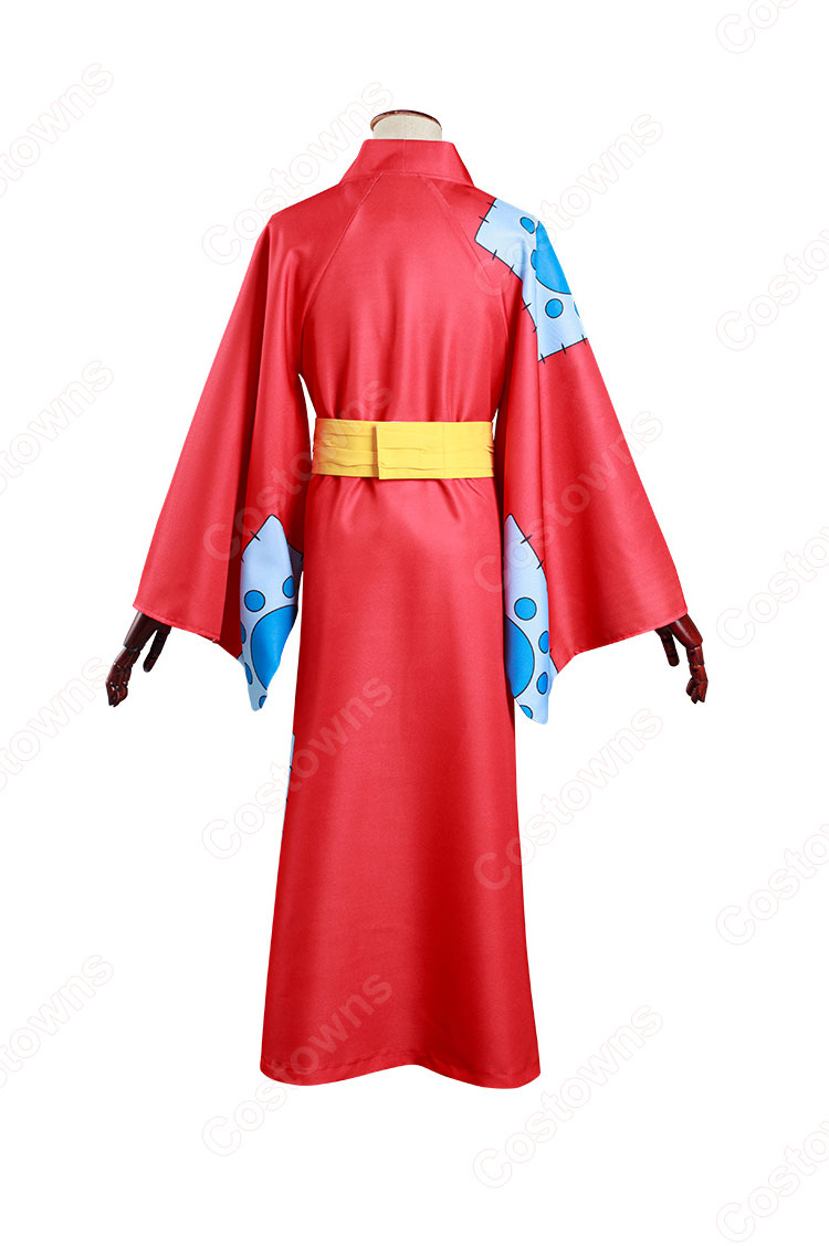 ワンピース ワノ国編 ルフィ太郎 和装 モンキー・D・ルフィ コスプレ衣装 『ONE PIECE』 cosplay 仮装 変装-5