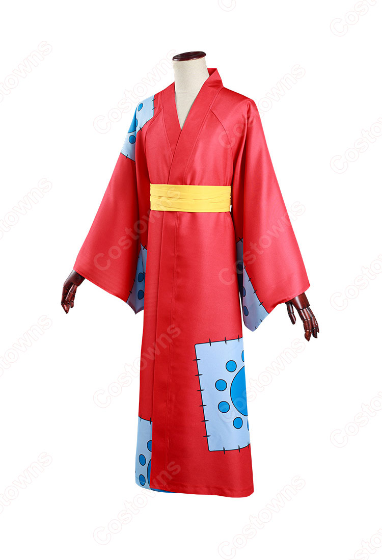 ワンピース ワノ国編 ルフィ太郎 和装 モンキー・D・ルフィ コスプレ衣装 『ONE PIECE』 cosplay 仮装 変装-4