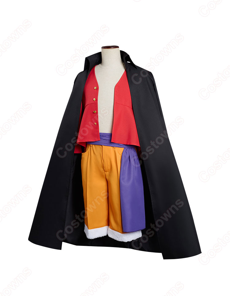 ワンピ ワノ国編 鬼ヶ島 モンキー・D・ルフィ コスプレ衣装 『ワンピース バウンティラッシュ』 麦わらの一味船長 cosplay 仮装 変装-3